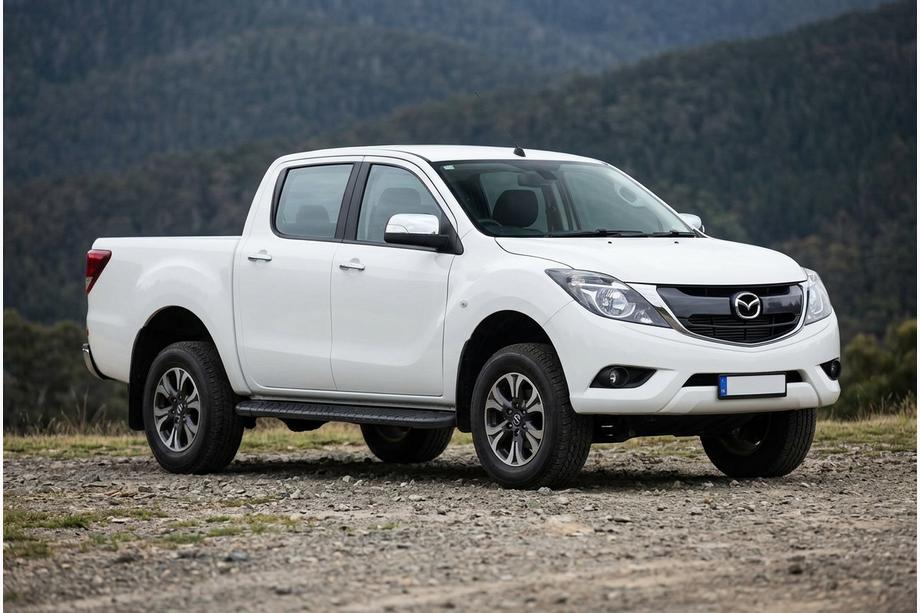 Mazda BT-50 2012– Bosphorus Black side steps (2 st., aluminium) Image