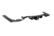BMW 3 Serie F30/F31 2012–2019 Achterbumperdiffuser met LED (voor M3, ABS) foto 4