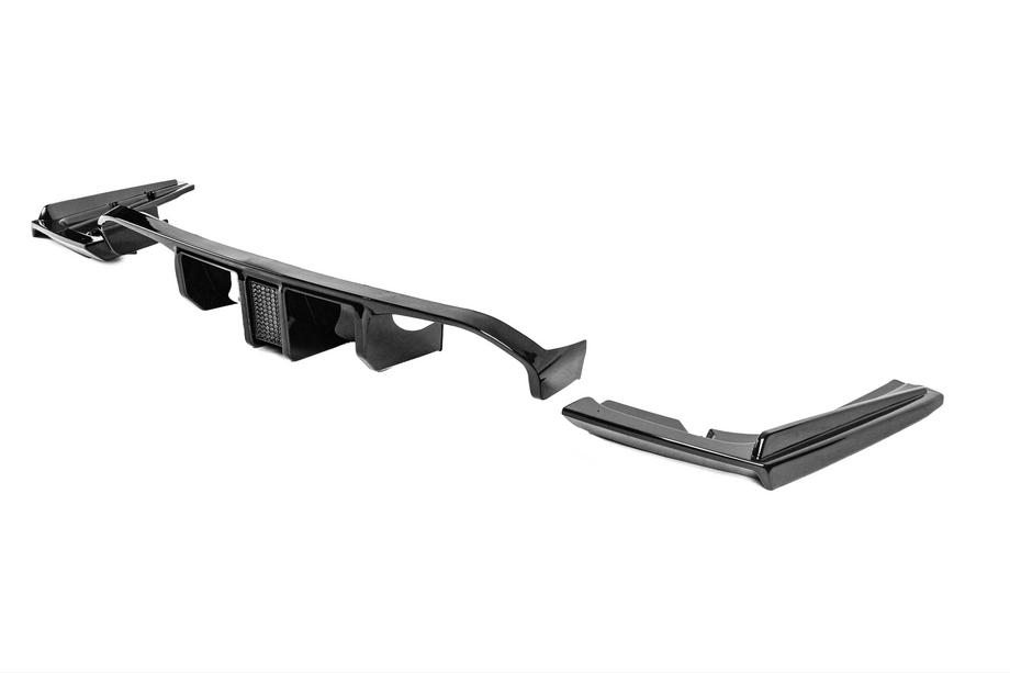 BMW 3 Serie F30/F31 2012–2019 Achterbumperdiffuser met LED (voor M3, ABS) Image