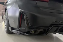 BMW 3 Serie G20/G21 2018– Achterbumper diffuser B-Style LED (voor M-Sport 2023+, ABS) foto 2