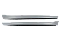 BMW 5 Serie G30/G31 2017–2023 ABS dorpelafdekkingen (voor M-Sport/M5 dorpels, hoogglans zwart) foto 5