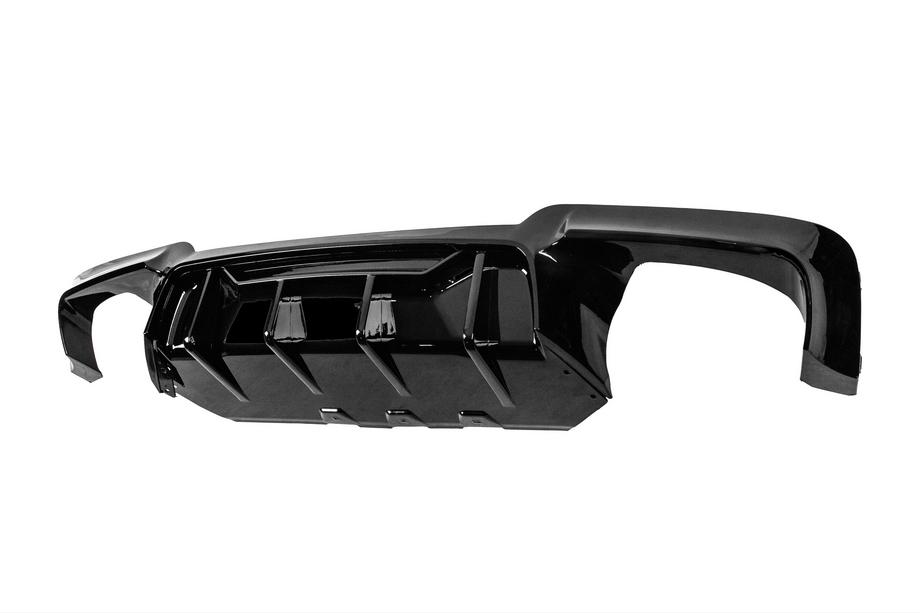 BMW 5 Serie F10/F11 2010–2016 Achterbumper diffuser CS-Style (voor M-Sport, ABS, spuitgietwerk) Foto 3