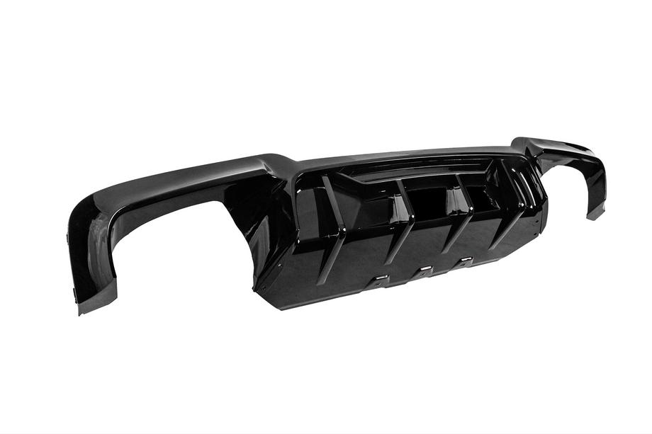 BMW 5 Serie F10/F11 2010–2016 Achterbumper diffuser CS-Style (voor M-Sport, ABS, spuitgietwerk) Foto 4