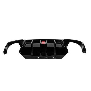 Achterbumper diffuser M5-Style LED (voor M-Sport, ABS) foto 4