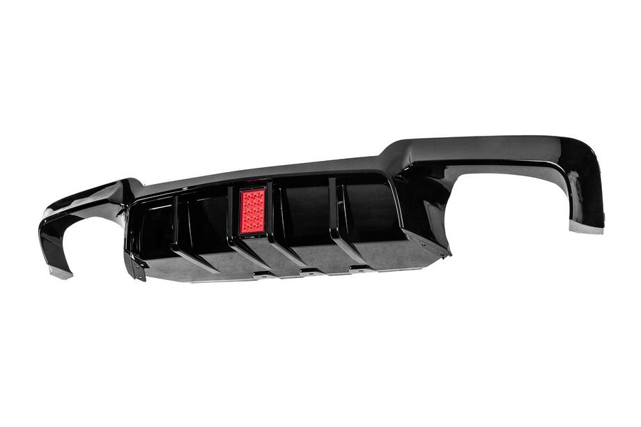 BMW 5 Serie F10/F11 2010–2016 Achterbumper diffuser M5-Style LED (voor M-Sport, ABS) Foto 2