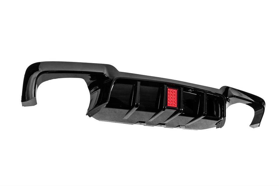 BMW 5 Serie F10/F11 2010–2016 Achterbumper diffuser M5-Style LED (voor M-Sport, ABS) Foto 3