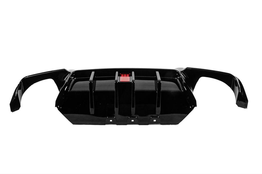 BMW 5 Serie F10/F11 2010–2016 Achterbumper diffuser M5-Style LED (voor M-Sport, ABS) Foto 4