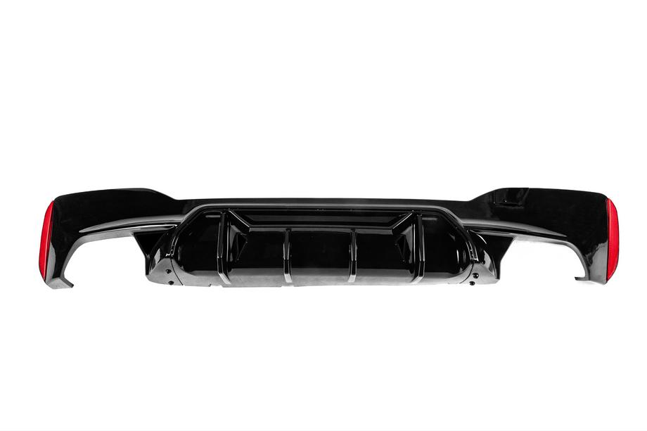BMW 5 Serie G30/G31 2017–2023 Achterbumperdiffuser LCI-Style (voor M-Sport/M5 F90, ABS) Foto 2