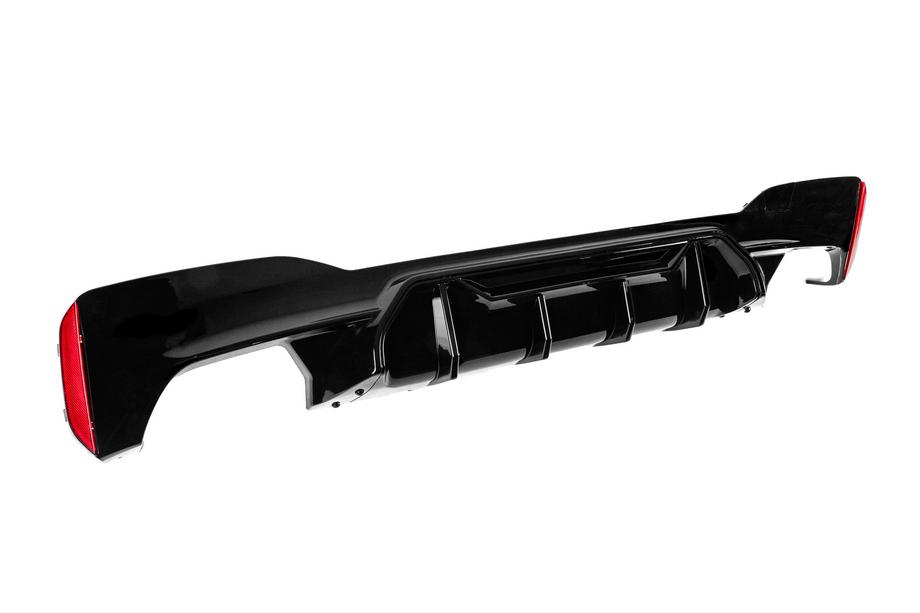BMW 5 Serie G30/G31 2017–2023 Achterbumperdiffuser LCI-Style (voor M-Sport/M5 F90, ABS) Foto 4