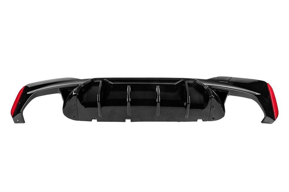 BMW 5 Serie G30/G31 2017–2023 Achterbumperdiffuser LCI-Style (voor M-Sport/M5 F90, ABS) Foto 5