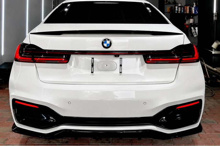 BMW 7 Serie G11/G12 2015–2022 Achterbumper diffuser (voor M-Sport 2019-2022, ABS) Foto 1