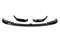 BMW 3 Serie F30/F31 2012–2019 Front lip spoiler BM (voor M3-LOOK, hoogglans zwart) foto 8