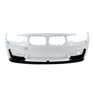 Front lip spoiler BM (voor M3-LOOK, hoogglans zwart) BMW 3 Serie F30/F31 2012–2019 foto 2
