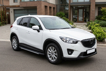 Mazda CX-5 2012–2017 Duru side steps (2 stuks, aluminium) foto 1