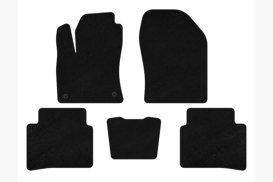 Toyota Prius 2015–2022 Textielen automatten Classic (LB, Zwart) Image