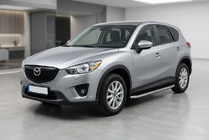 Mazda CX-5 2012–2017 Side steps Tayga Grey (set van 2, aluminium) foto 1