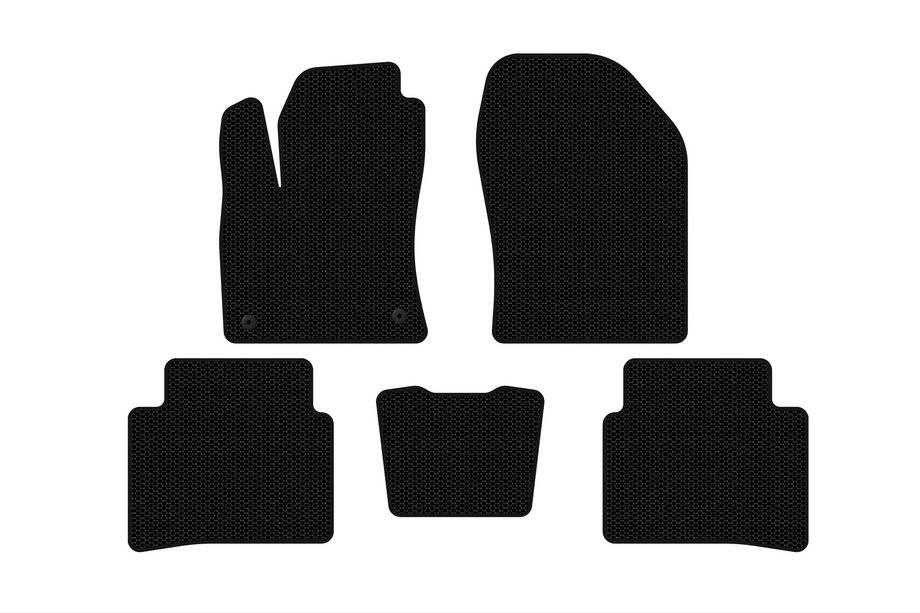 Toyota Prius 2015–2022 Rubberen automatten Carsuit (LB, zwart) Foto 1