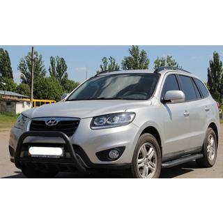Bullbar WT003 Black (RVS) Hyundai Santa Fe 2 2006–2012 foto 4