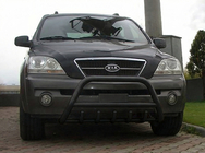 Kia Sorento I BL 2002–2009 Bullbar WT003 Black (RVS) foto 2