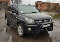 Kia Sportage 2004–2010 Bullbar WT003 Black (RVS) foto 3