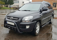 Kia Sportage 2004–2010 Bullbar WT003 Black (RVS) foto 4
