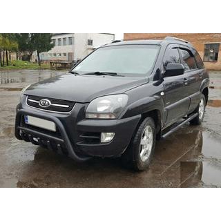 Bullbar WT003 Black (RVS) Kia Sportage 2004–2010 foto 4