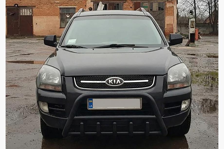 Kia Sportage 2004–2010 Bullbar WT003 Black (RVS) Image