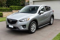 Mazda CX-5 2012–2017 Side steps Fullmond (2 stuks, aluminium) foto 1