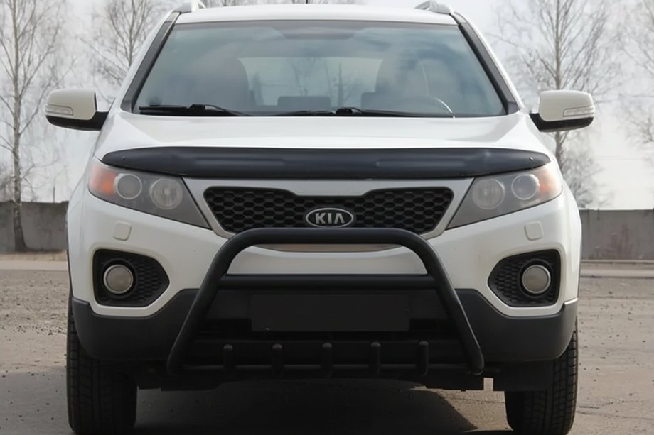 Kia Sorento II XM 2009–2014 Bullbar WT003 Black (RVS) Image
