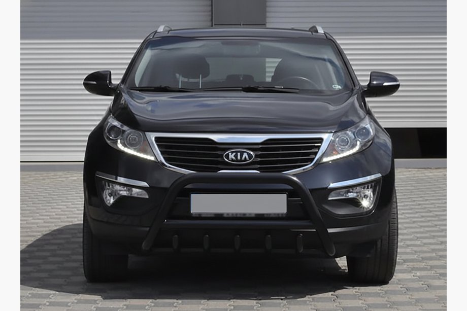 Kia Sportage 2010–2015 Bullbar WT003 Black (RVS) Foto 3