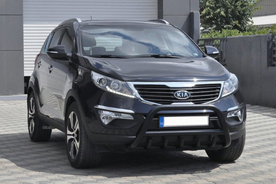 Kia Sportage 2010–2015 Bullbar WT003 Black (RVS) Foto 4