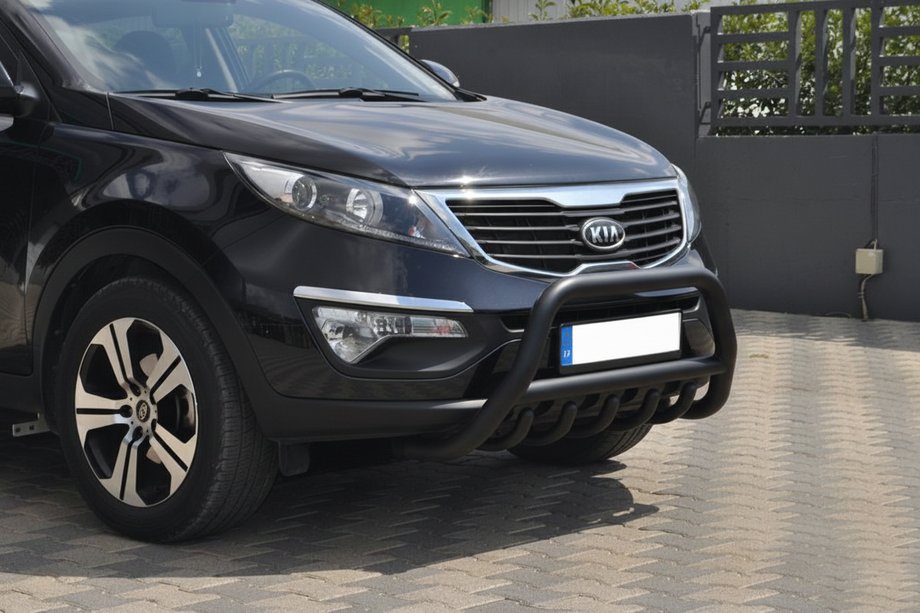 Kia Sportage 2010–2015 Bullbar WT003 Black (RVS) Foto 5