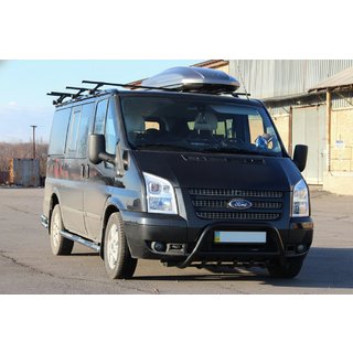 Bullbar WT003 Black (2006-2014, roestvrij staal) Ford Transit 2000–2014 foto 1