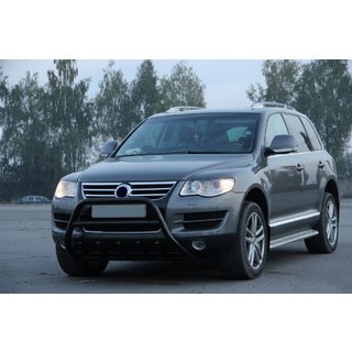 Bullbar WT003 Black Special (RVS) Volkswagen Touareg 2002–2010 foto 4