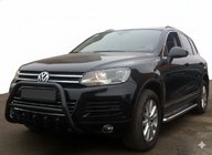 Volkswagen Touareg 2010–2018 Bullbar WT003 Black (RVS) foto 3