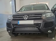 Volkswagen Touareg 2010–2018 Bullbar WT003 Black (RVS) foto 1