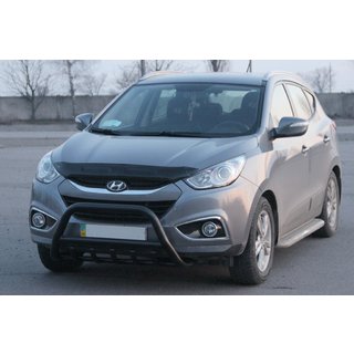 Voorbumperbeugel WT003 Black (RVS) Hyundai IX-35 2010–2015 foto 1