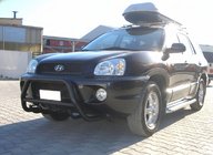 Hyundai Santa Fe 1 2000–2006 Bullbar WT003 Black (RVS) foto 1