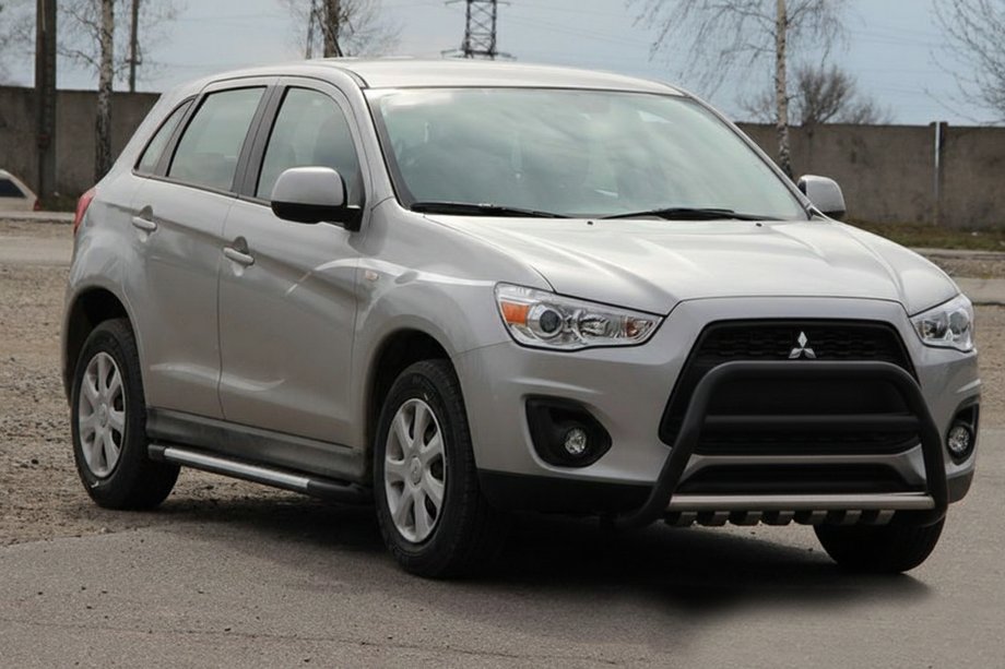 Mitsubishi ASX 2010–2023 Bullbar WT003 Black (RVS) Image