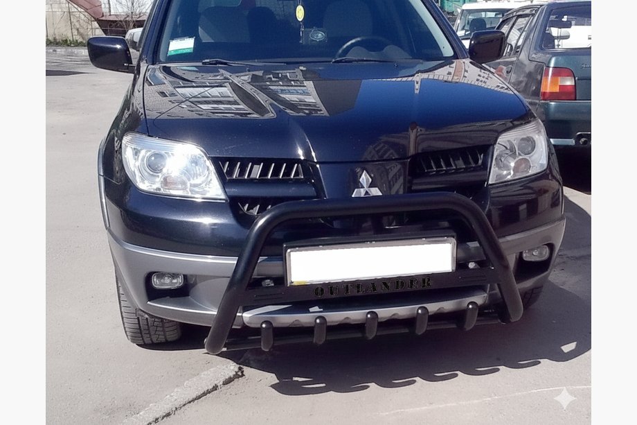 Mitsubishi Outlander 2001–2006 Bullbar WT004 Black (RVS) Image