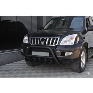 Lage bullbar WT003 Black (roestvrij staal) foto 1