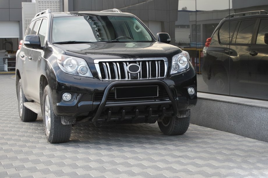 Toyota Land Cruiser Prado 150 2009–2023 Bullbar WT003 Black (RVS) Foto 4