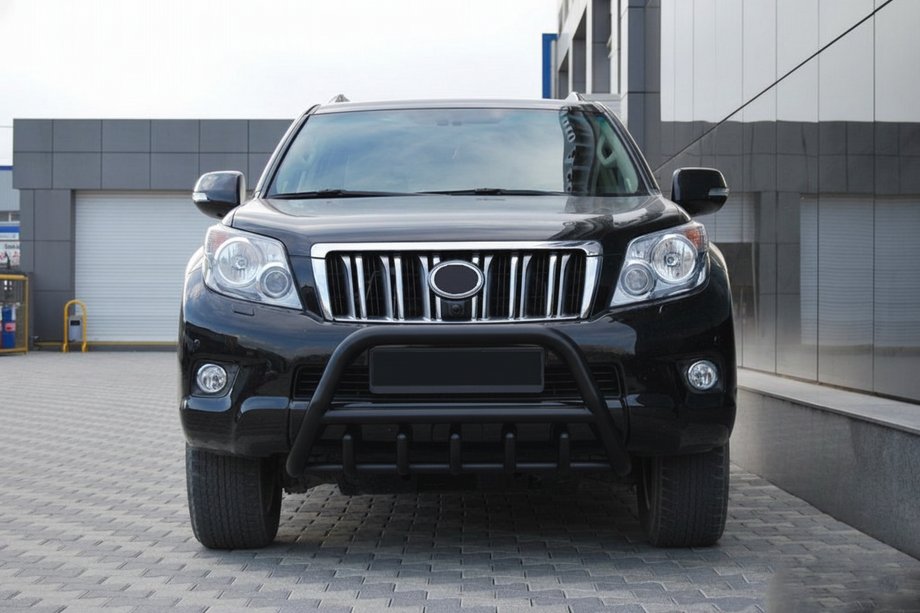 Toyota Land Cruiser Prado 150 2009–2023 Bullbar WT003 Black (RVS) Foto 3
