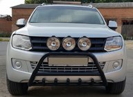 Volkswagen Amarok 2010–2022 Bullbar WT003 Black (RVS) foto 5