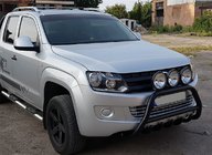 Volkswagen Amarok 2010–2022 Bullbar WT003 Black (RVS) foto 4