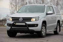 Volkswagen Amarok 2010–2022 Bullbar WT003 Black (RVS) foto 3