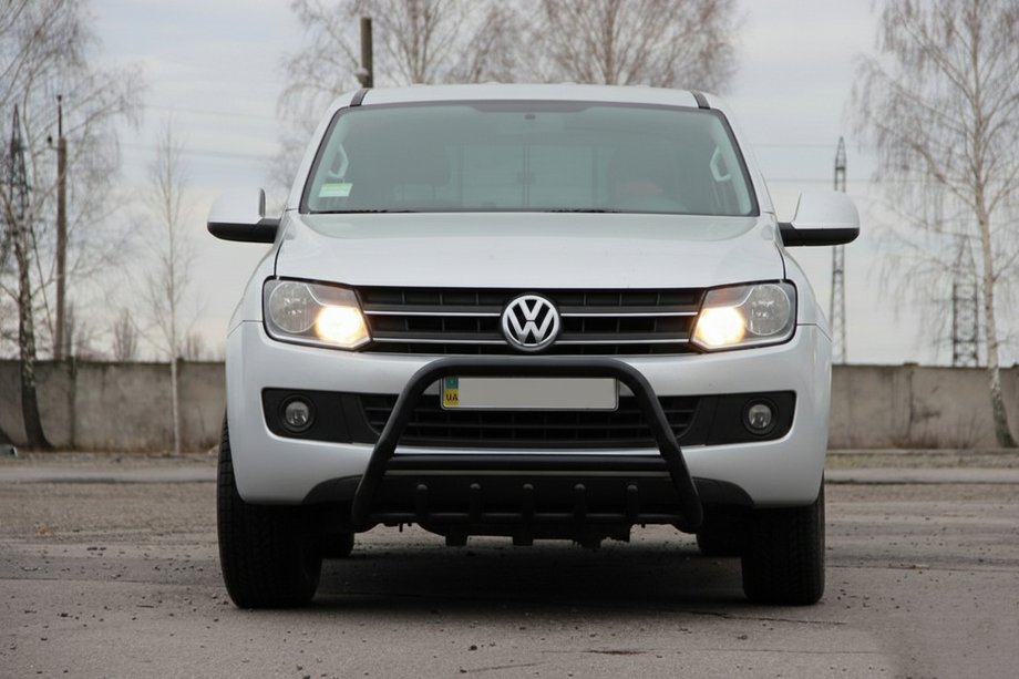 Volkswagen Amarok 2010–2022 Bullbar WT003 Black (RVS) Image