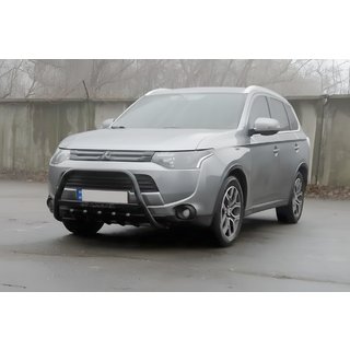 Bullbar WT004 Black (RVS) Mitsubishi Outlander 2012–2021 foto 4