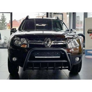 Bullbar zonder logo WT003 Black (RVS) foto 4