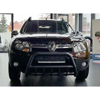 Bullbar zonder logo WT003 Black (RVS) foto 4